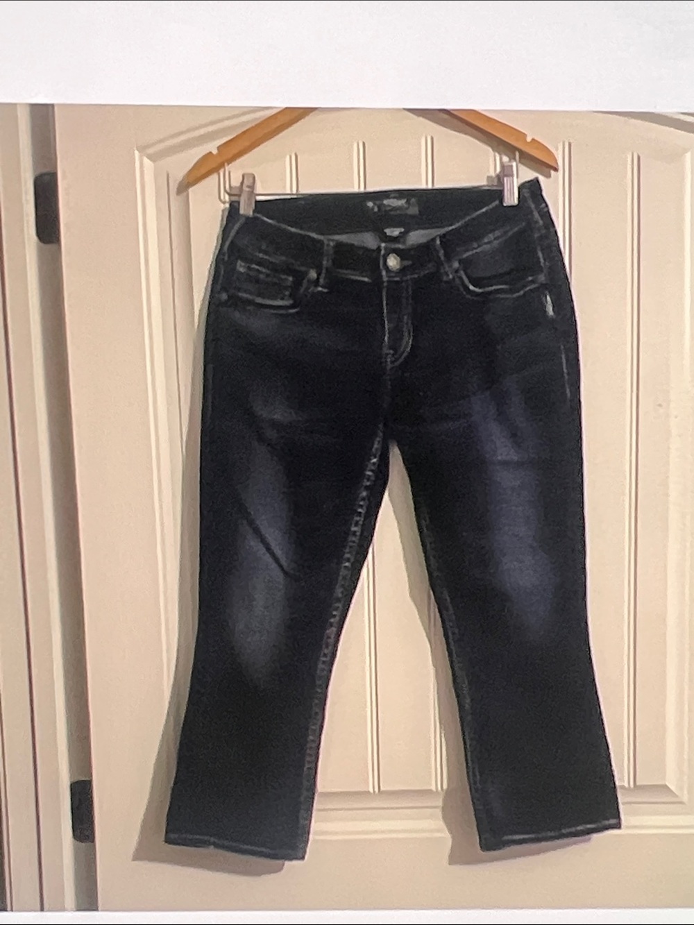 Silver AIKO Kick Flare Jeans